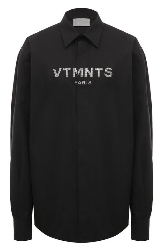 Хлопковая рубашка VTMNTS