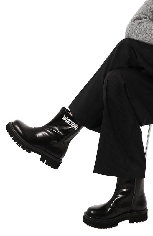 Кожаные полусапоги Moschino 3