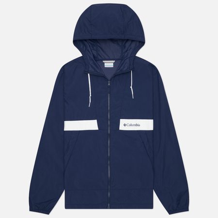 Мужская куртка ветровка Columbia Sportswear Spire Valley Hooded, цвет синий