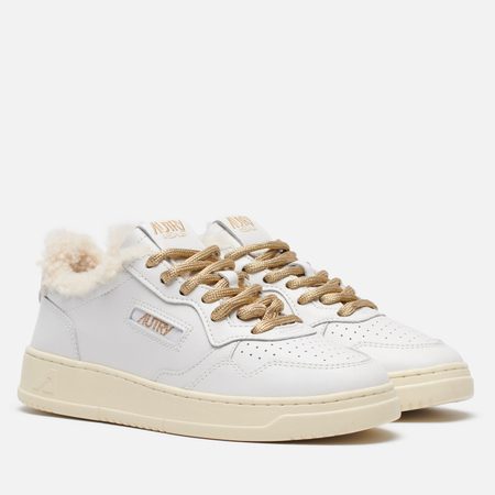 Женские кроссовки Autry Medalist Low Leather, цвет белый