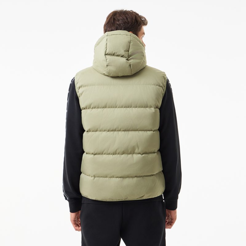 Мужской утеплённый жилет Lacoste с капюшоном 2