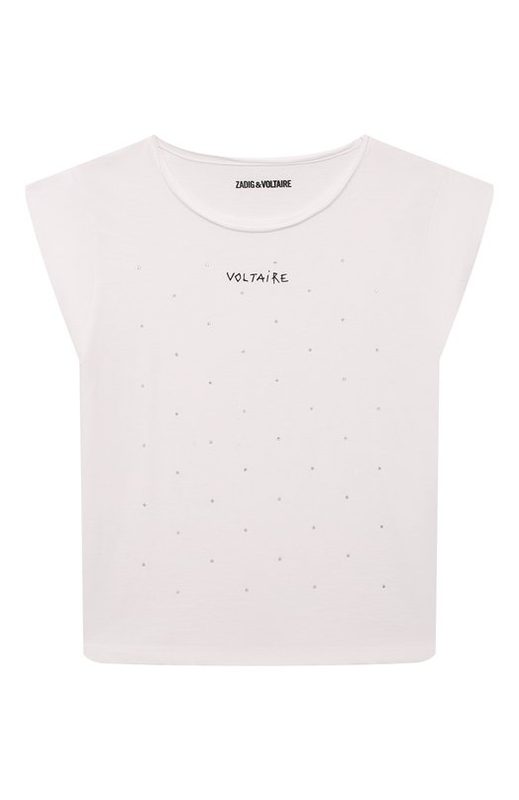 Хлопковая футболка Zadig and Voltaire