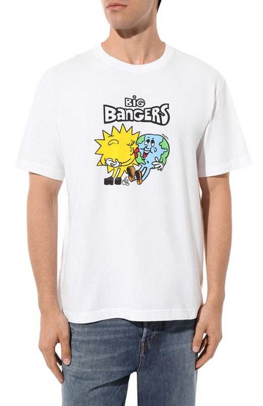 Хлопковая футболка Carne Bollente 3