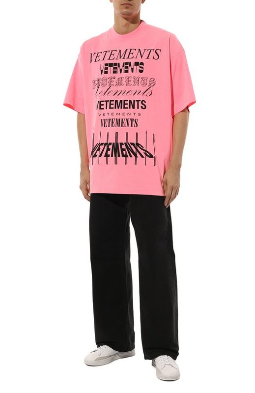 Хлопковая футболка VETEMENTS 5