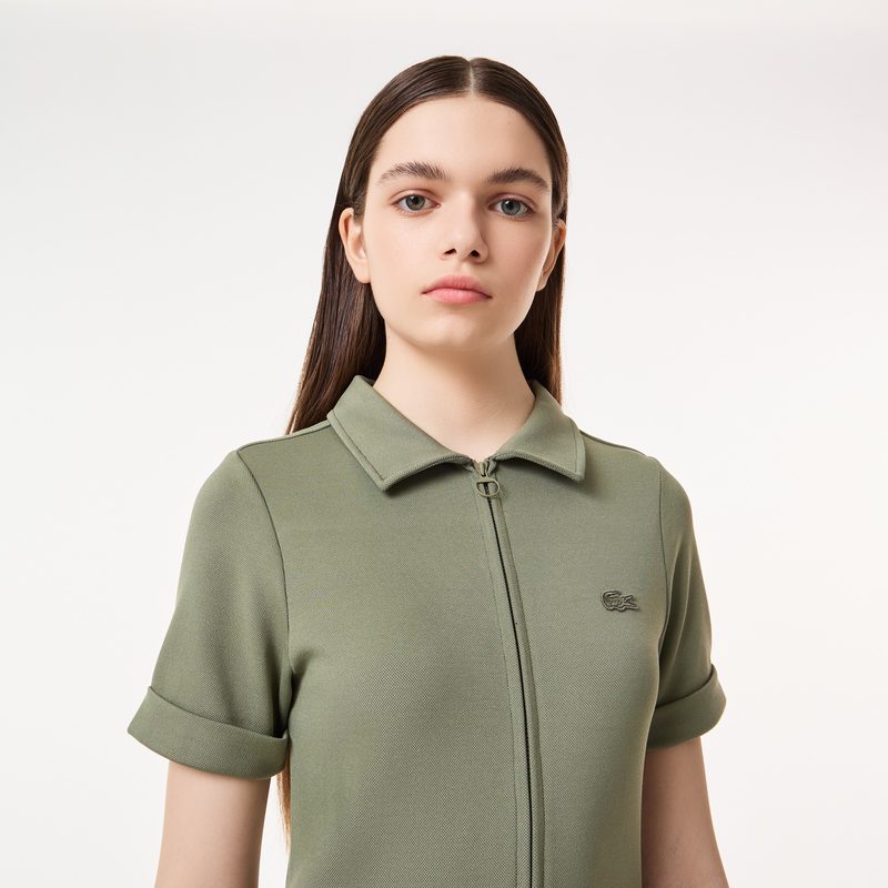 Платье Lacoste на молнии с воротником поло 3
