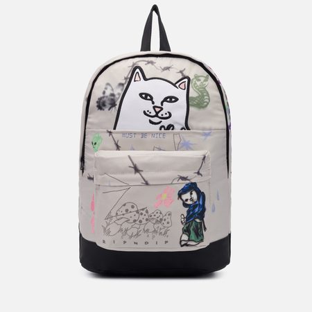 Рюкзак RIPNDIP Goosebumps Velcro, цвет бежевый