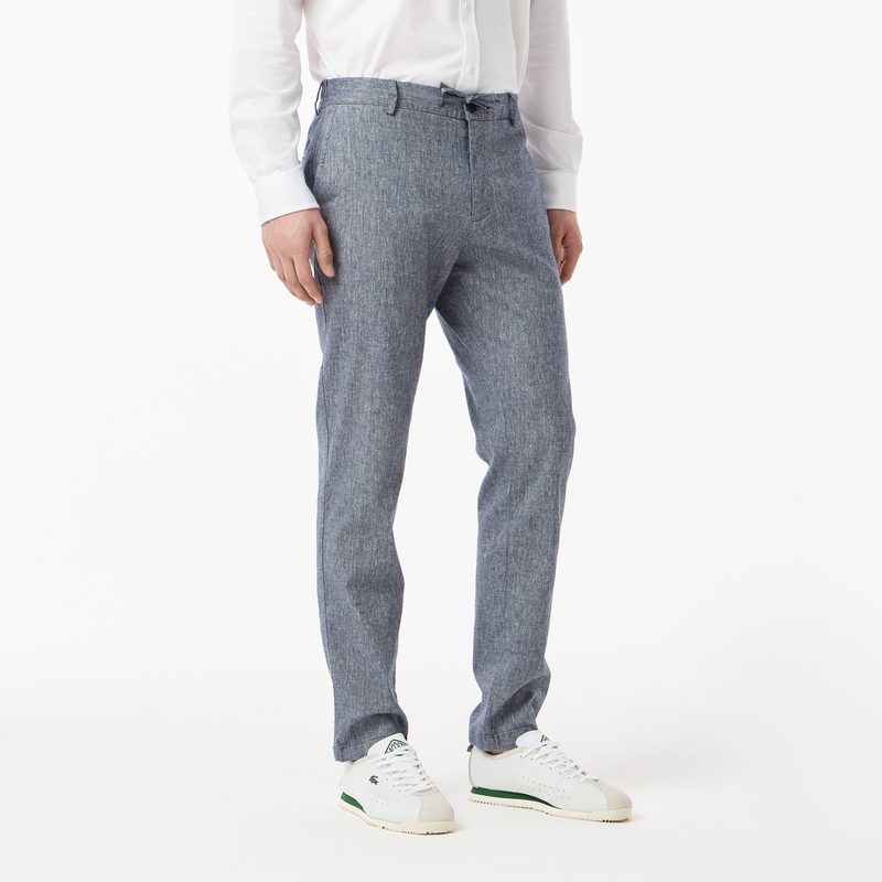 Мужские брюки Lacoste из льна и эластичного хлопка 3