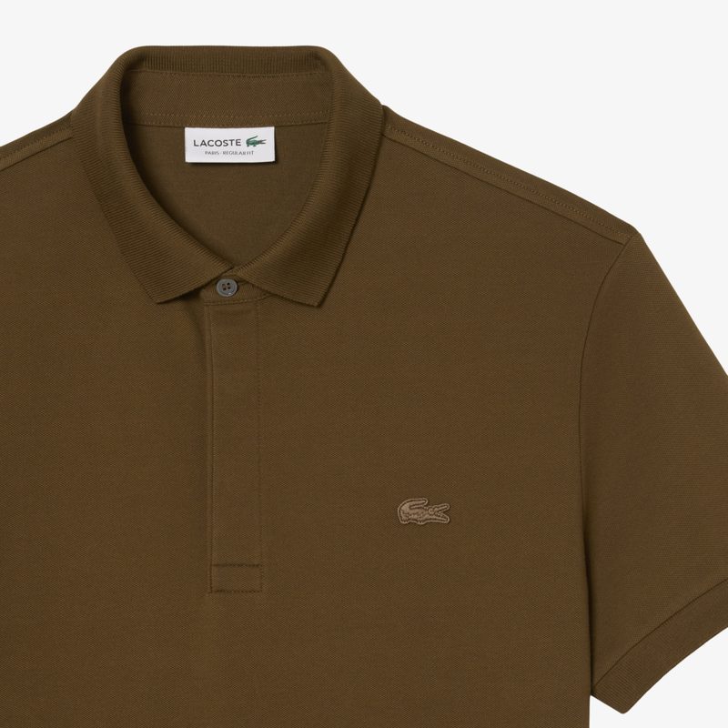Мужское поло Lacoste прямого кроя 5