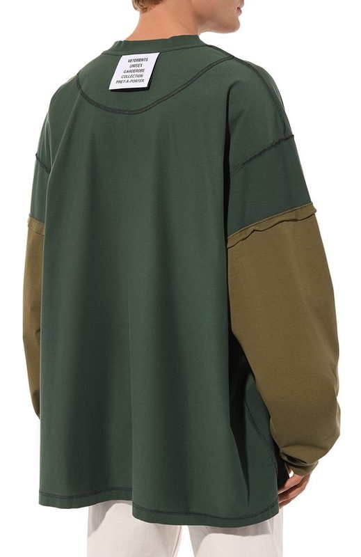 Хлопковый лонгслив VETEMENTS 4