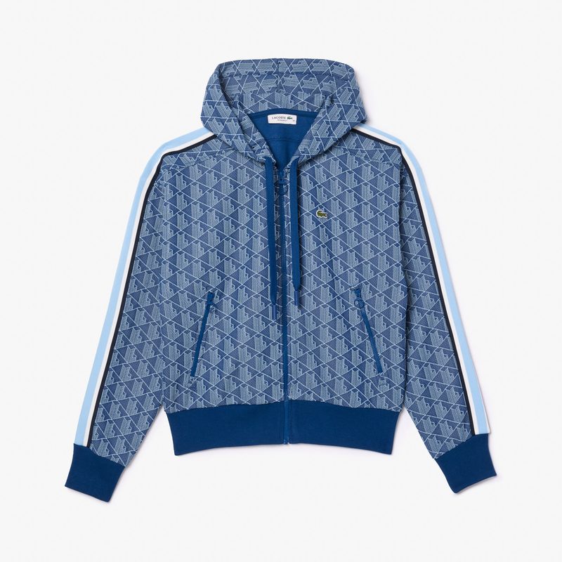 Женская жаккардовая толстовка Lacoste 5