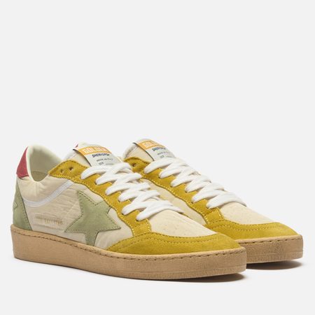 Женские кроссовки Golden Goose Ball Star Suede Star, цвет бежевый