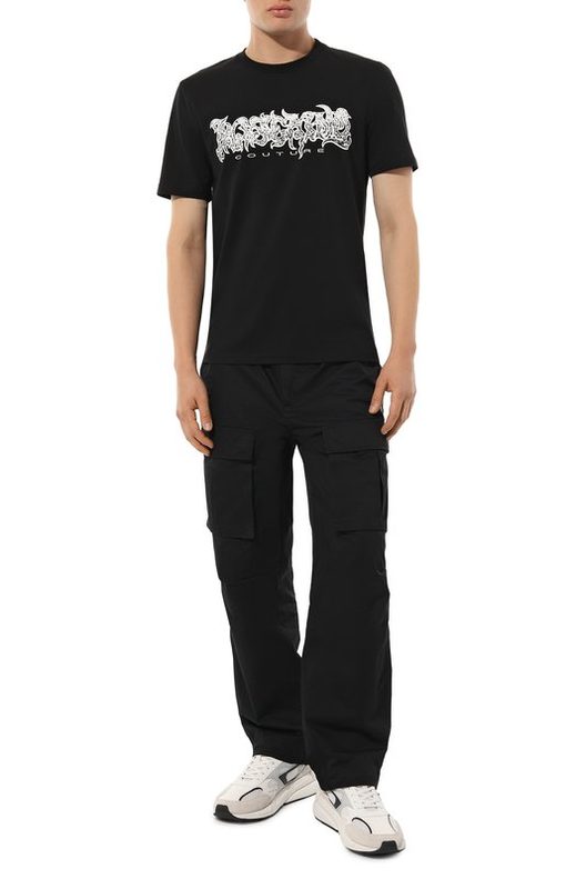 Хлопковая футболка Moschino 2