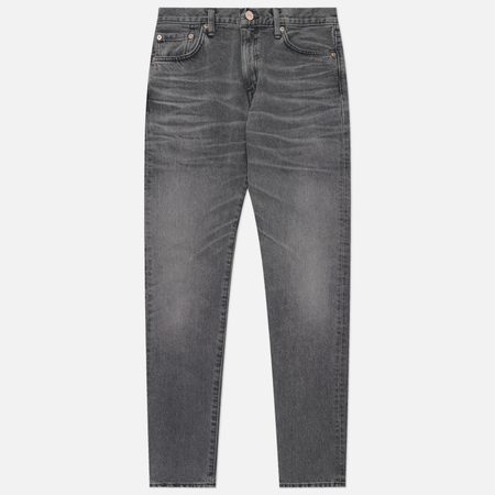 Мужские джинсы Edwin Slim Tapered Kaihara Right Hand Black Denim 13 Oz, цвет серый