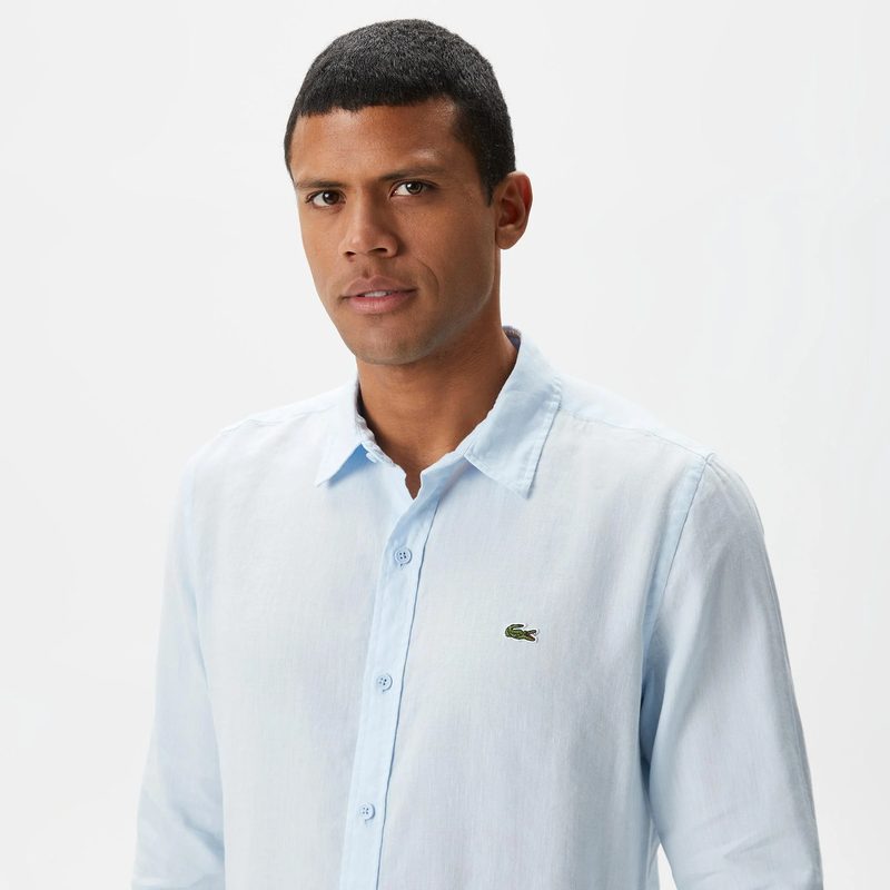 Мужская рубашка Lacoste из смеси льна 3