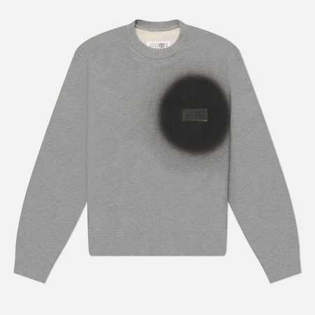 Женская толстовка Maison Margiela MM6 Spray Paint, цвет серый