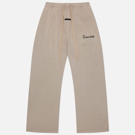 Мужские брюки Fear of God ESSENTIALS Training Classic Fit Flare, цвет бежевый