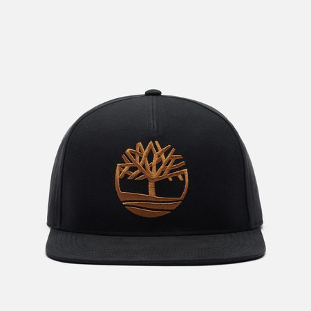 Кепка Timberland Flat Brim Baseball, цвет чёрный