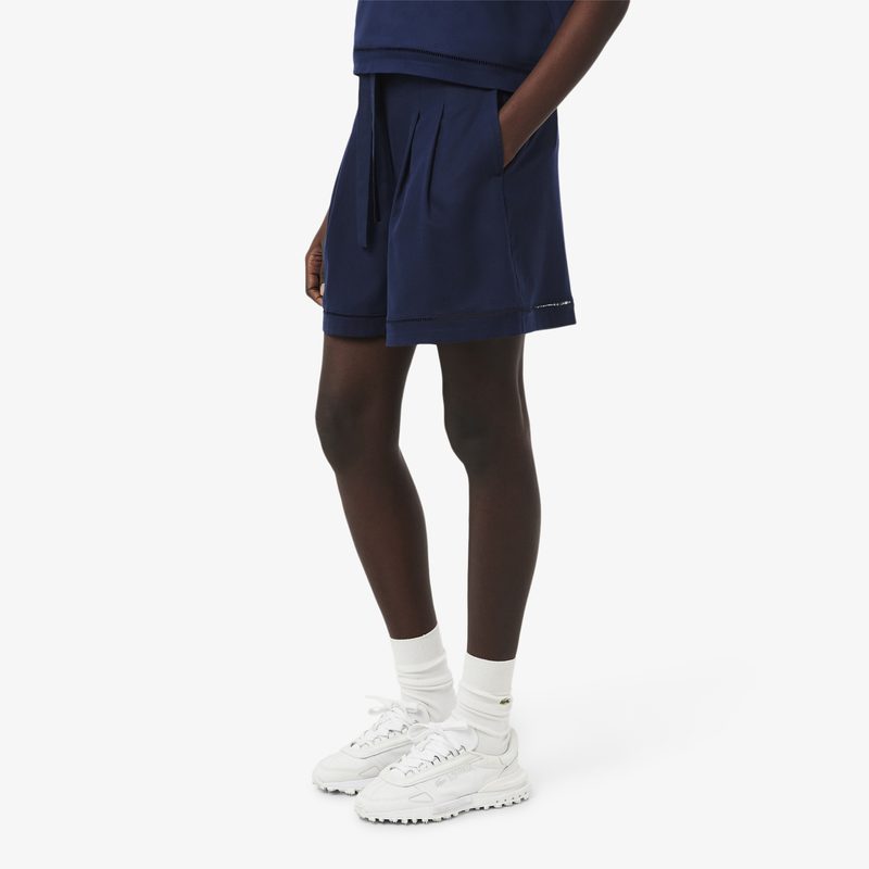 Женские шорты Lacoste из смеси льна 2
