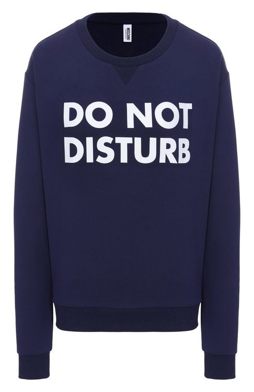 Хлопковый свитшот Moschino
