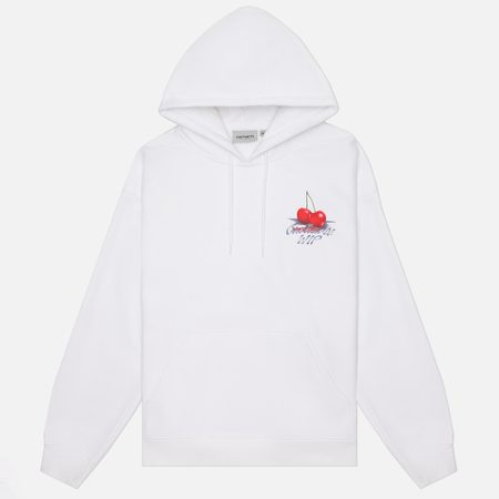 Мужская толстовка Carhartt WIP Hooded Jake Garcia, цвет белый