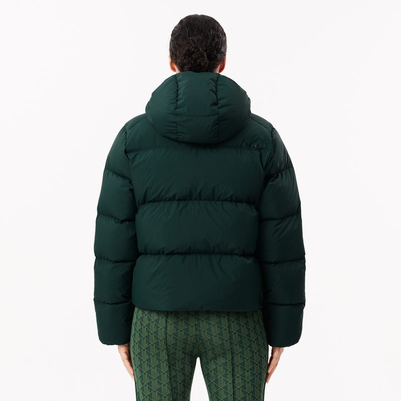 Женская короткая куртка Lacoste с капюшоном 2
