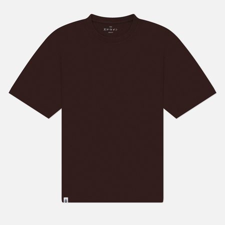 Мужская футболка Edwin Oversize Basic, цвет коричневый