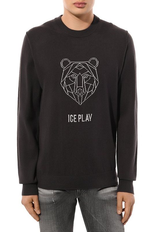 Джемпер из хлопка и шерсти Ice Play 3