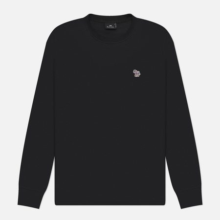 Мужской лонгслив Paul Smith Zebra Logo Regular, цвет чёрный