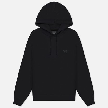 Мужская толстовка Y-3 Brushed Terry Oversized Hoodie, цвет чёрный