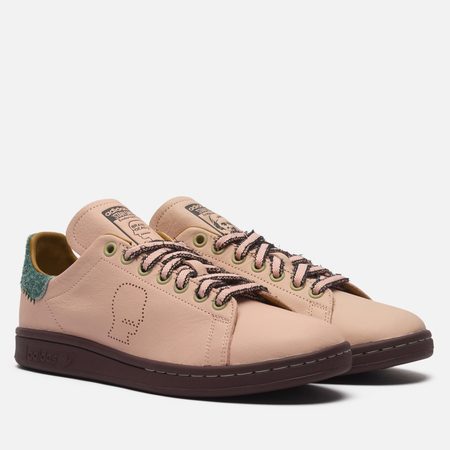 Мужские кроссовки adidas Originals x Brain Dead Stan Smith, цвет розовый