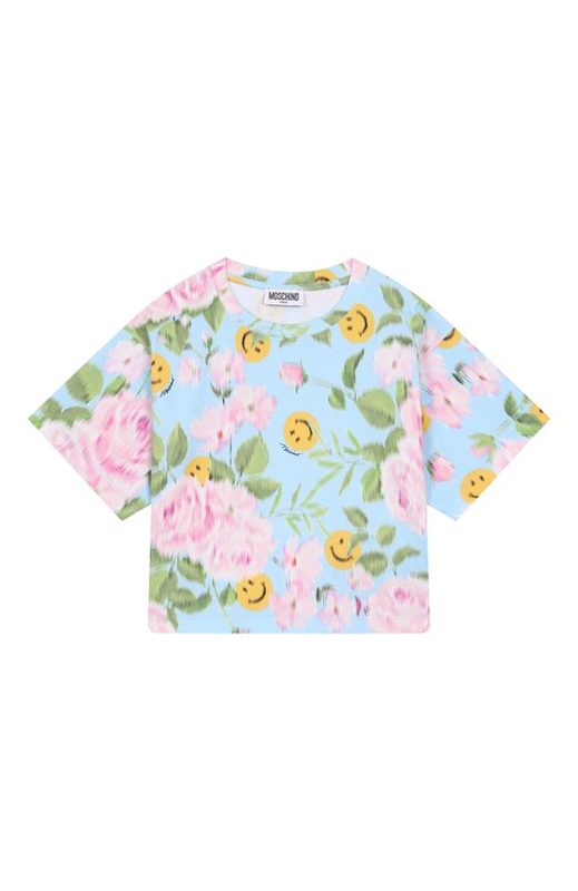 Хлопковая футболка Moschino