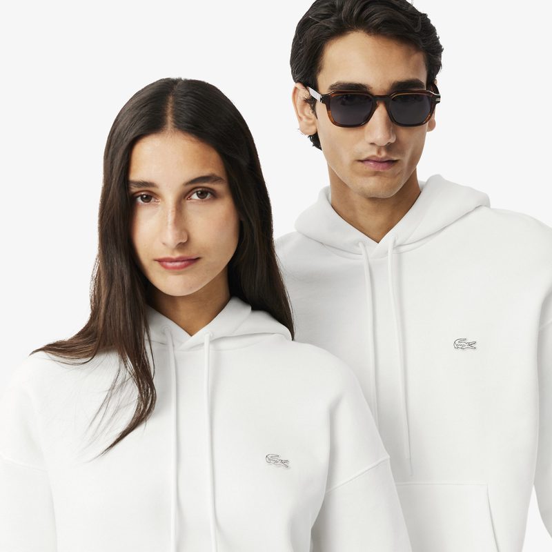 Хлопковый свитшот Lacoste унисекс свободного кроя 3