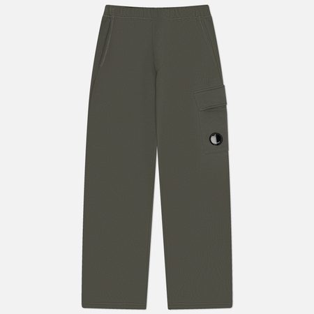 Мужские брюки C.P. Company Diagonal Raised Fleece Cargo Regular Fit, цвет серый