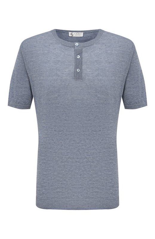 Джемпер изо льна и хлопка Il Borgo Cashmere