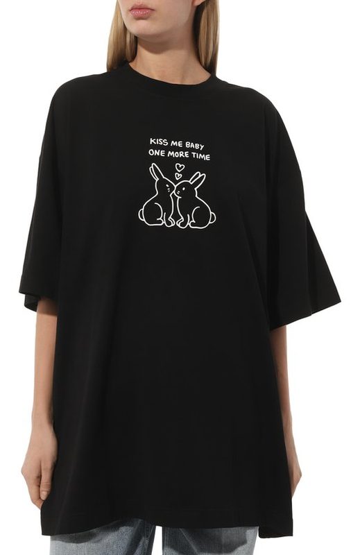 Хлопковая футболка VETEMENTS 3