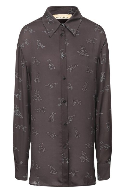 Рубашка из вискозы Trussardi