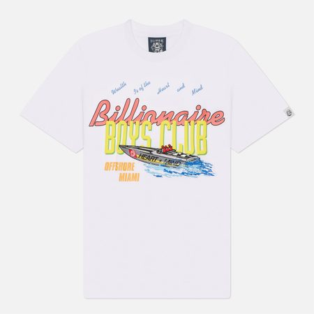 Мужская футболка Billionaire Boys Club Horizon Oversized, цвет белый
