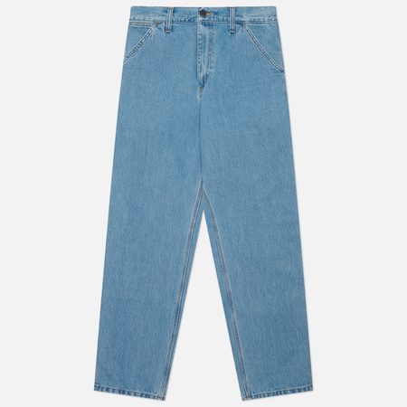Мужские джинсы Carhartt WIP Single Knee Smith Denim 13.5 Oz, цвет голубой
