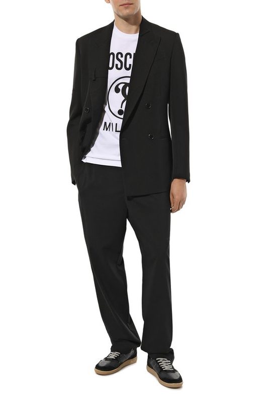 Хлопковая футболка Moschino 2