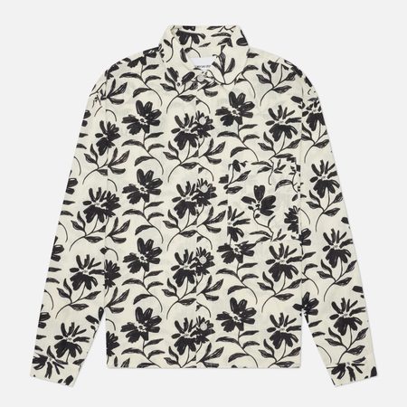 Мужская рубашка MKI MIYUKI ZOKU Floral Linen Box Dress, цвет бежевый