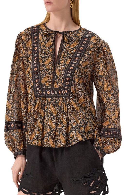 Хлопковая блузка Isabel Marant Etoile 3