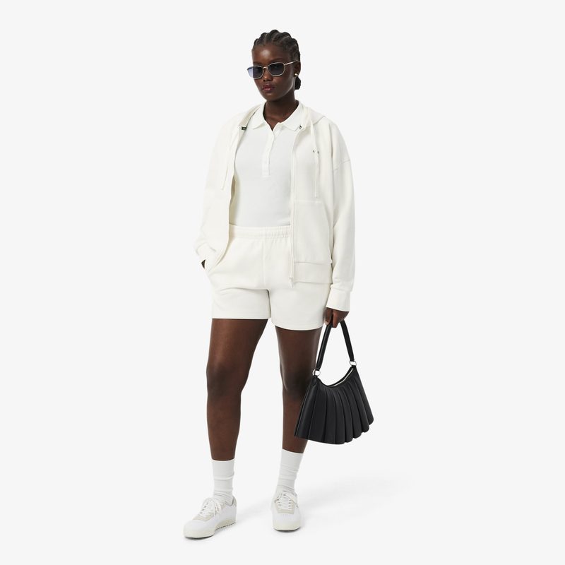 Женские хлопковые шорты Lacoste из пике 5