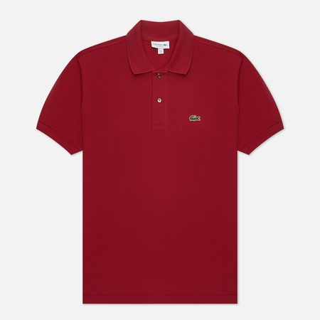 Мужское поло Lacoste L.12.12 Classic Fit, цвет бордовый
