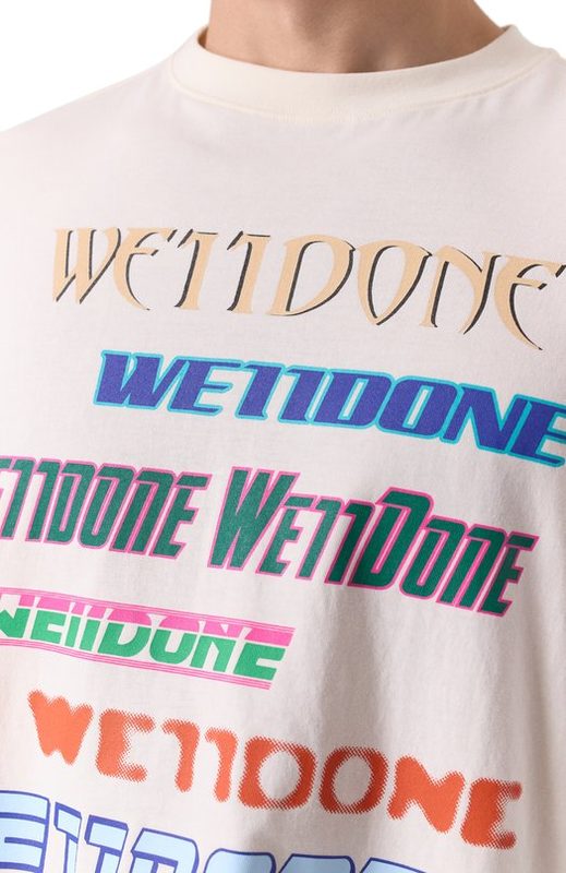 Хлопковый лонгслив We11done 5