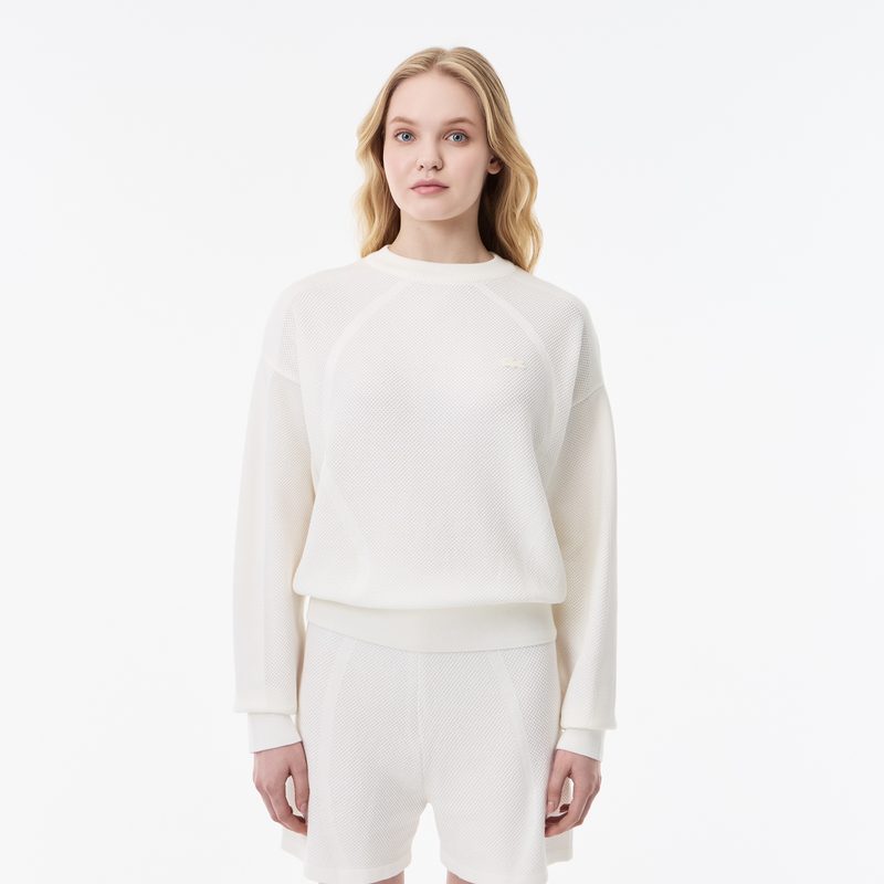 Женский свитер Lacoste из смеси хлопка