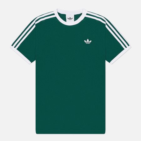 Мужская футболка adidas Originals 3-Stripes, цвет зелёный