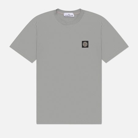 Мужская футболка Stone Island 60/2 Cotton Jersey Regular, цвет серый