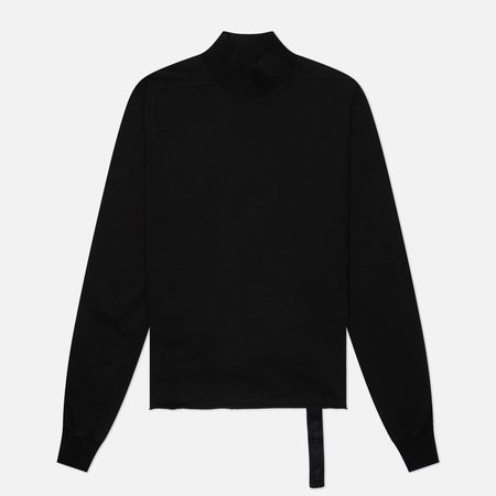 Мужской свитер Rick Owens DRKSHDW Concordians Headon DBL, цвет чёрный