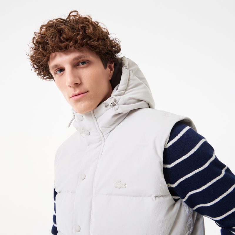 Мужской утеплённый жилет Lacoste с капюшоном 3