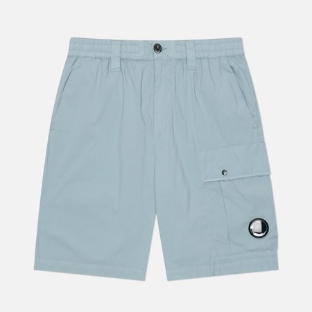Мужские шорты C.P. Company 50 Fili Stretch Loose Lens Cargo, цвет голубой